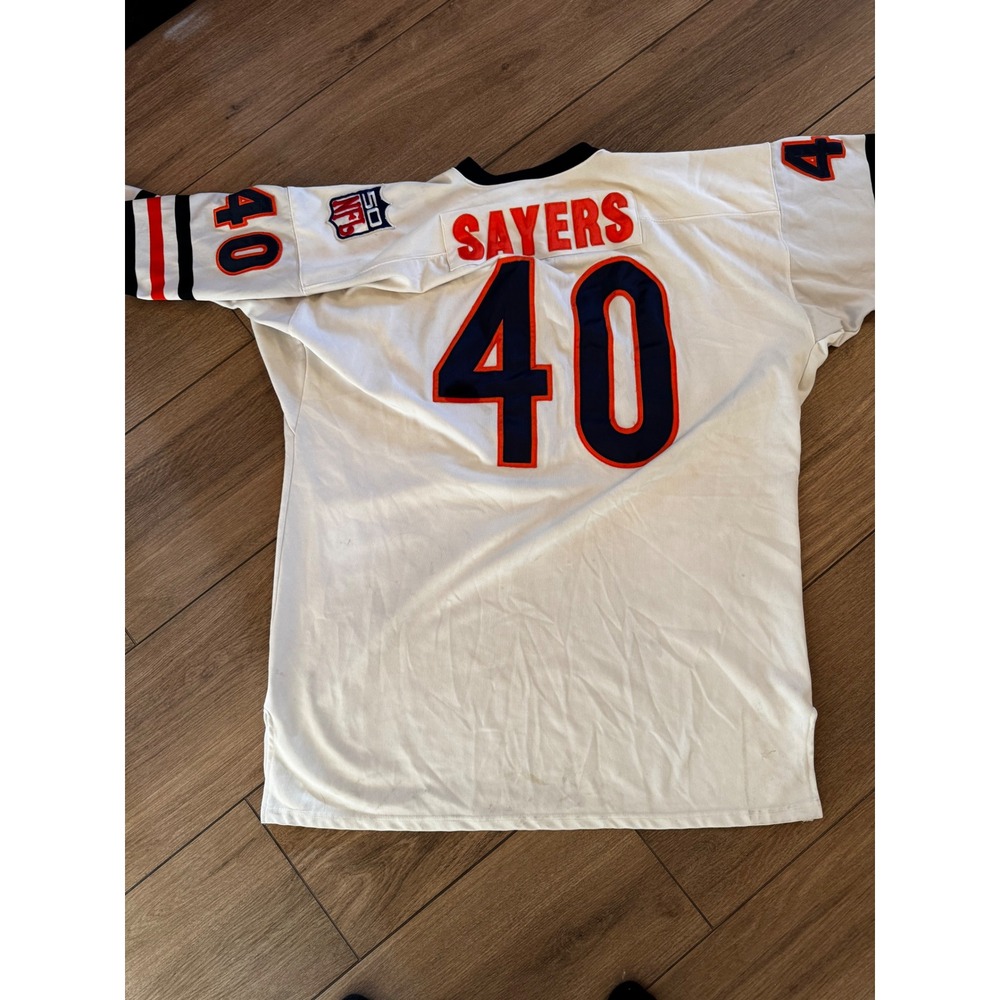 Mitchell & Ness Gale Sayers Chicago Bears 1969 Throwback Jersey 58 White 40 NFL